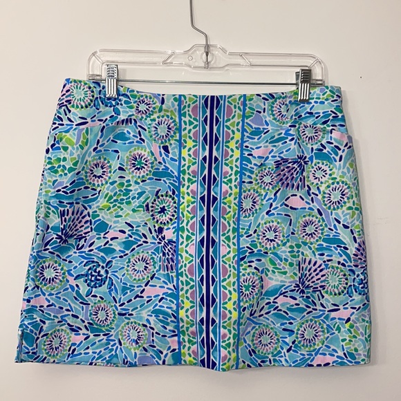 Lilly Pulitzer Marigold Skort in Open Water - Picture 9 of 12